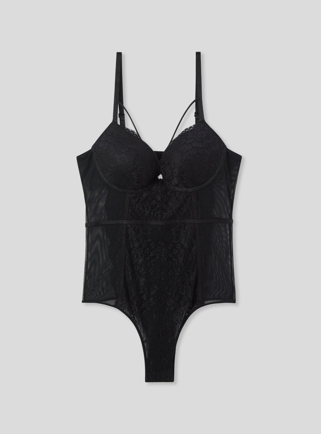 Spitzen-Body in Schwarz – elegant & figurbetont