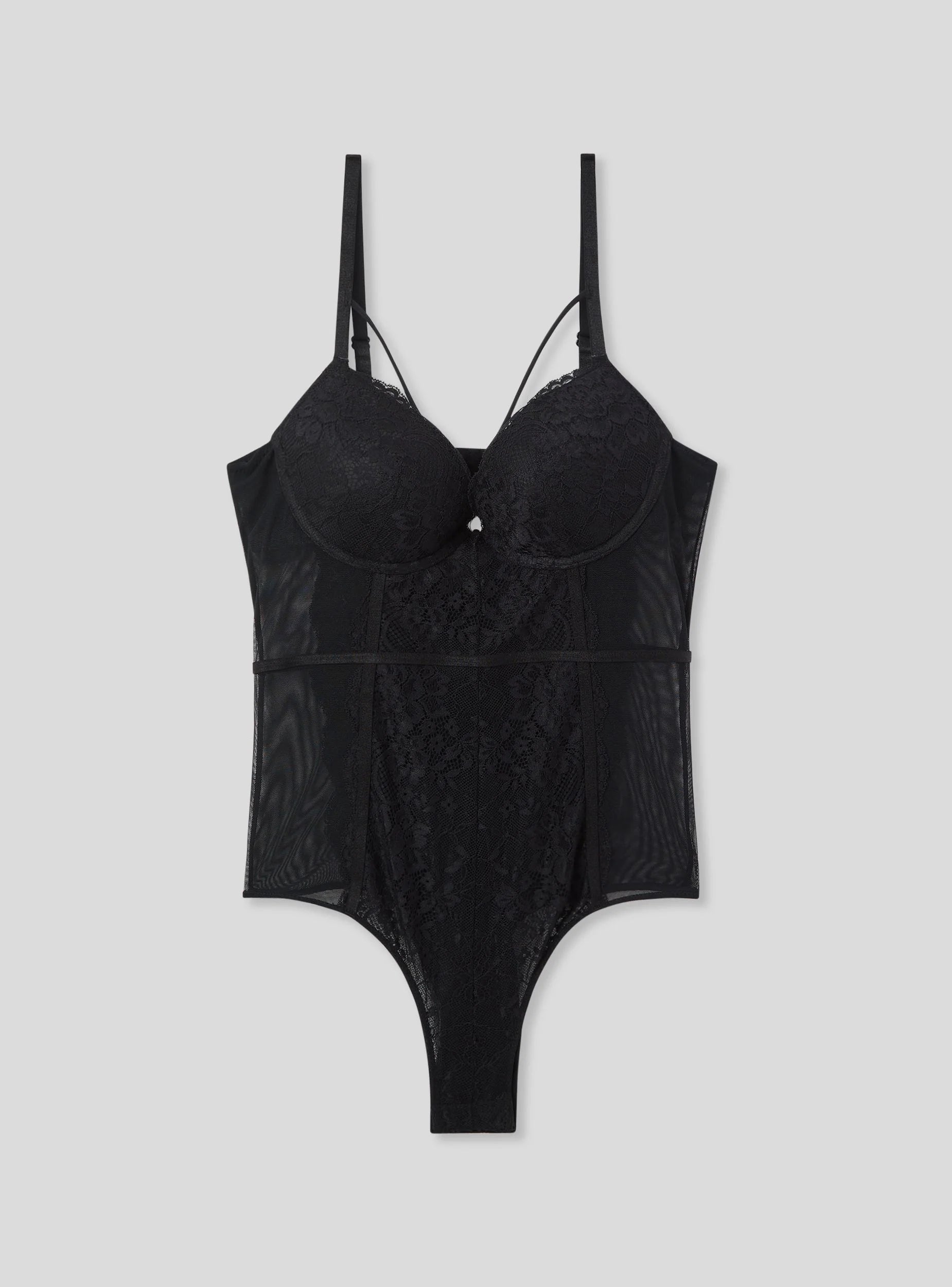 Spitzen-Body in Schwarz – elegant & figurbetont